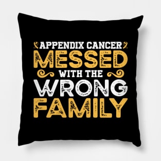 Appendix Cancer Messed With The Wrong Family Pillow