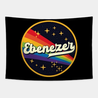 Ebenezer // Rainbow In Space Vintage Style Tapestry