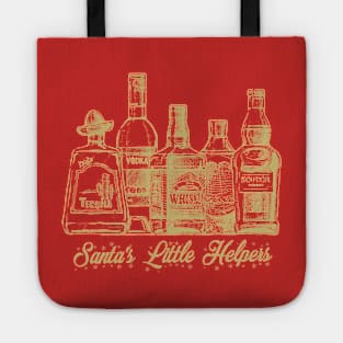 Santa's Little Helpers (Gold) Tote