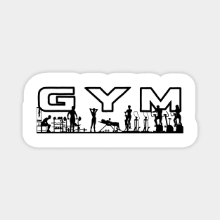 Gym is my passion Magnet