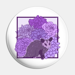 Floral Possum Pin