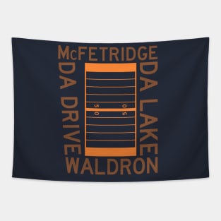 Streets Of Soldier Field (Chicago Bears) Tapestry