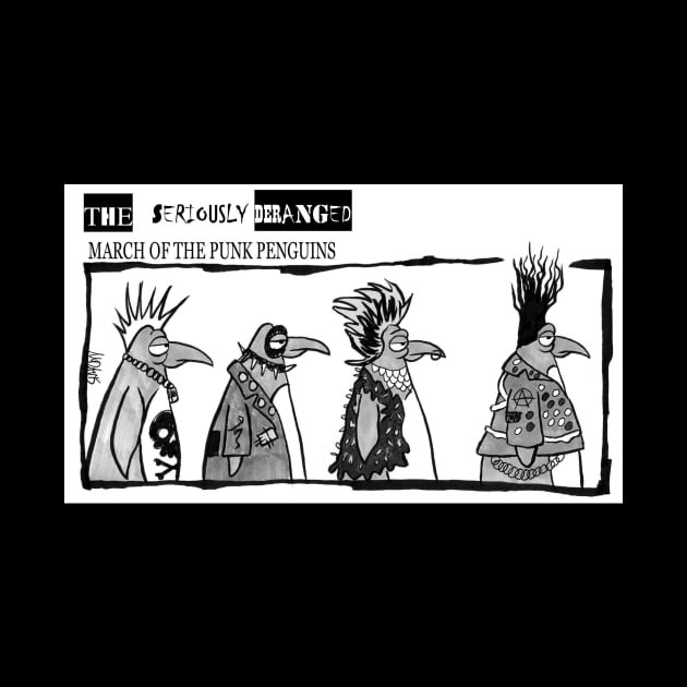 Punk Penguins by The Seriously Deranged