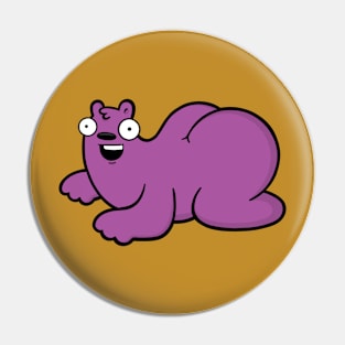 Booty Bear (Grape) Pin