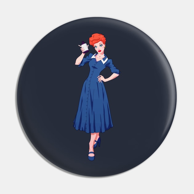 I love Lucy Pin by Mikeycomix