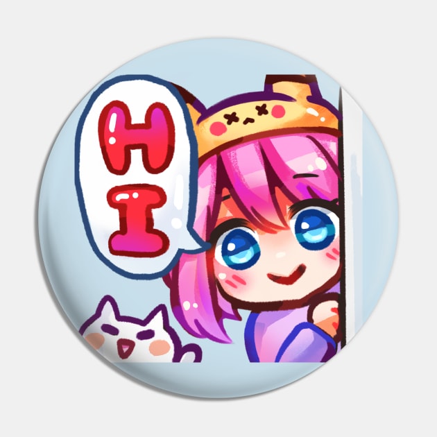 kawaii anime girl hi cat OC Pin by mushopea