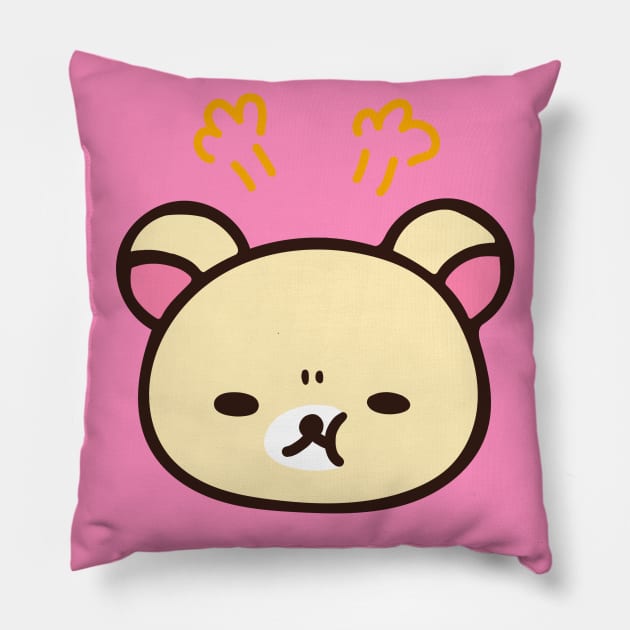 Mad Rilakkuma Pillow by Pinksweet