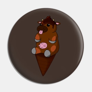 Fudgy - CowLick Pin