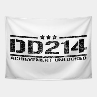 DD-214 Achievement Unlocked Tapestry