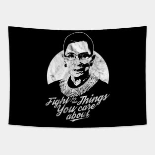 RBG Ruth Bader Ginsburg Distressed Fight For The Things You Care About Tapestry