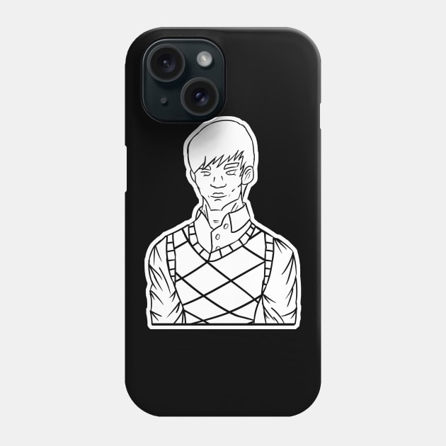 Gentleman in Sweater Vest and Shirt Phone Case by JonGrin