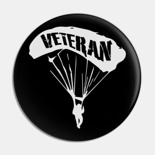 Army Paratrooper Veteran Pin