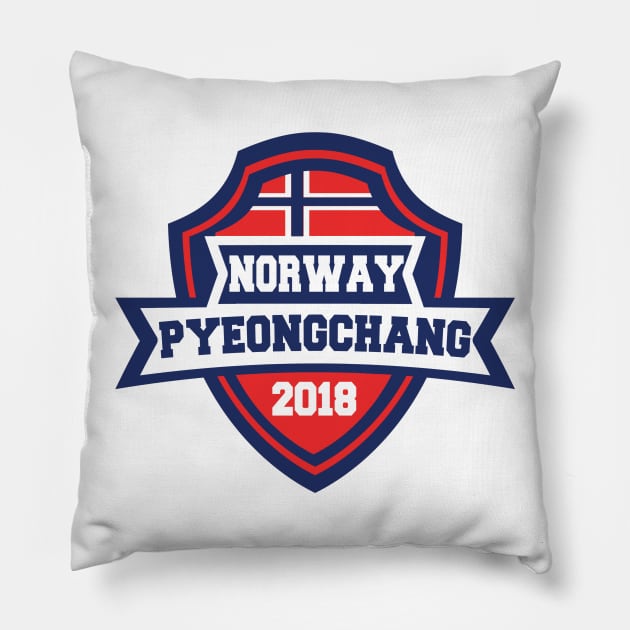 Team Norway Pyeongchang 2018 Pillow by OffesniveLine