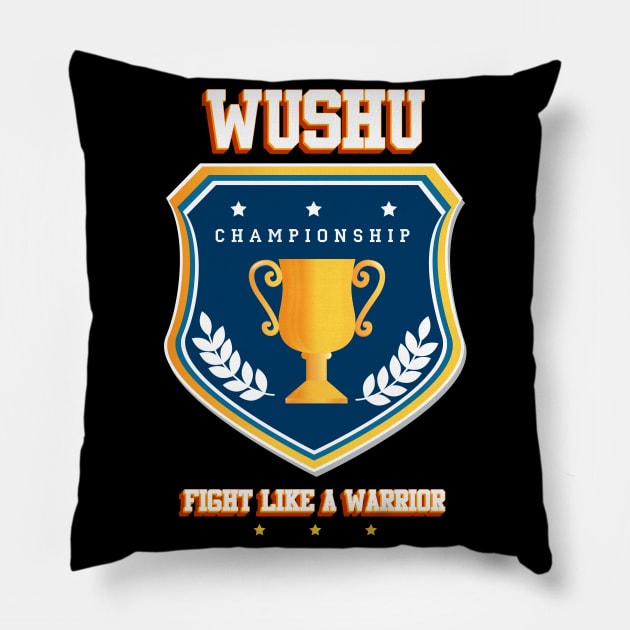 Wushu Pillow by Baim_Art