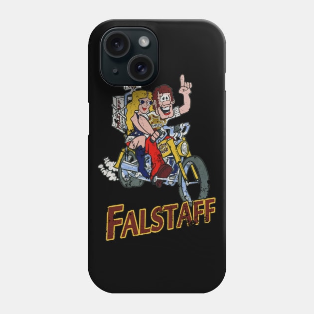 Falstaff Biker Phone Case by retrorockit