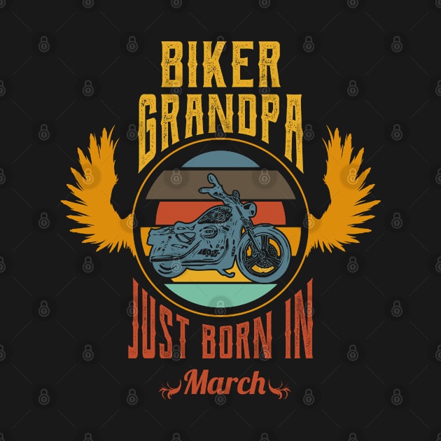 Biker grandpa just born in march by Nana On Here