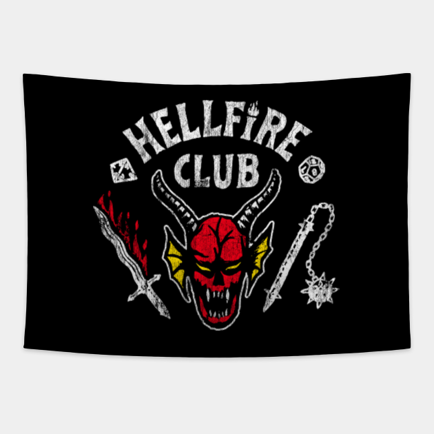 Disover Hellfire Club - Black Version - Hellfire Club - Tapestry