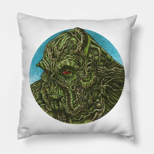 Swamp Thing Pillow by PeligroGraphics