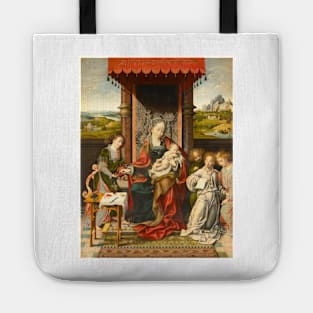 Virgin and Child with Angels Tote