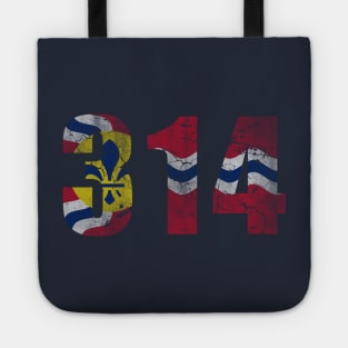 314 St Louis Flag Missouri Tote