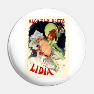 LILY DE LIDIA French Belle Epoque Cabaret Dance Performance Vintage Theatre Pin