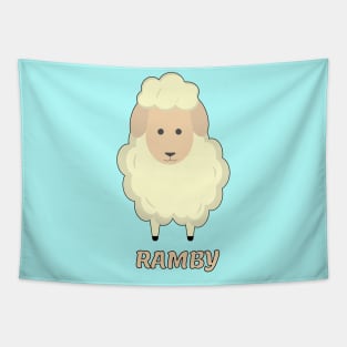 RAMBY - The Cute Sheep | Funny Little Lamb Tapestry