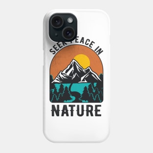 Camping Peace In Nature Mountains Hiking Outdoor Phone Case