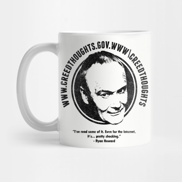 Creed Thoughts 11oz coffee mug The Office Creed Bratton Dunder Mifflin 