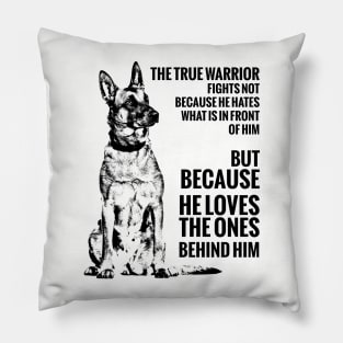 Malinois  - Belgian shepherd - Mechelaar Pillow