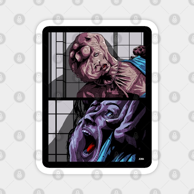 The Substance "Enter Monstro Elisasue" illustration (digital) Magnet by StagArtStudios