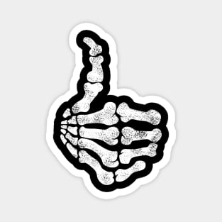 Thumbs up Skeleton Hand Halloween Magnet