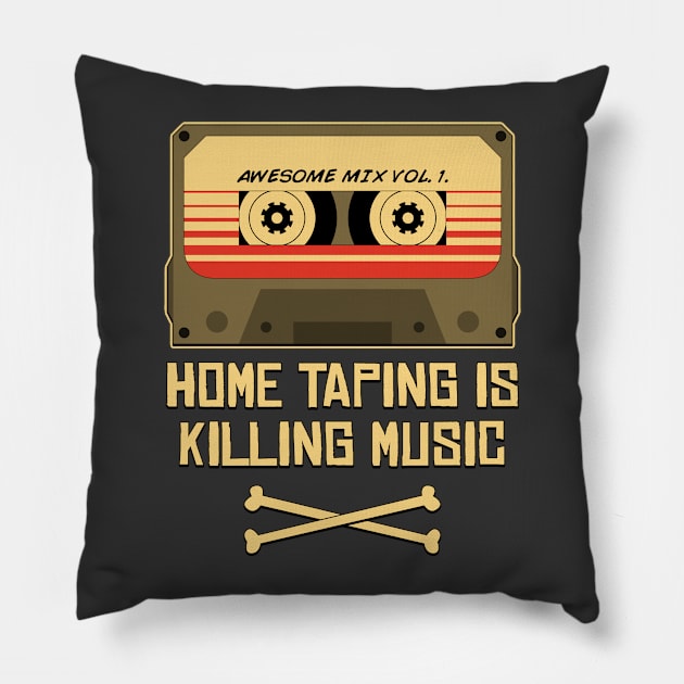 Guardians of the Music Industry Pillow by robotrobotROBOT