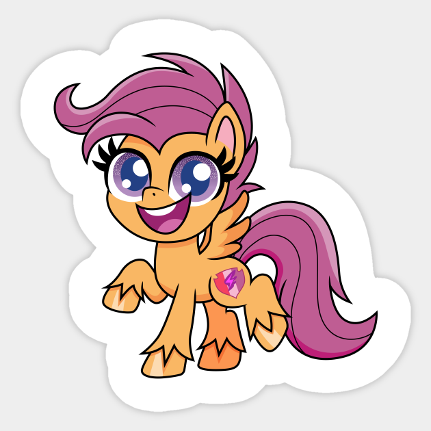 Pony Life Scootaloo My Little Pony Aufkleber Teepublic De 653 likes · 2 talking about this. pony life scootaloo