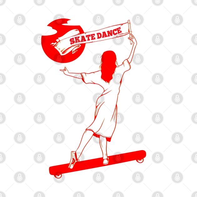 Skateboard Dancer by mailboxdisco