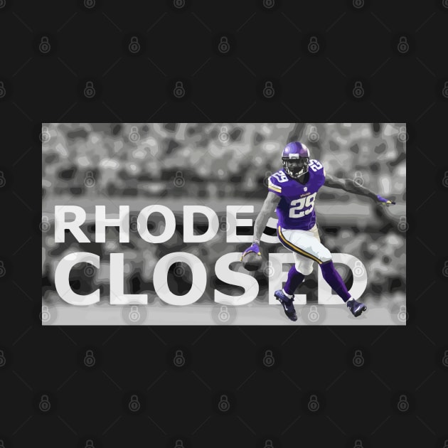 Rhodes Closed (Xavier Rhodes Graphic) by AJ