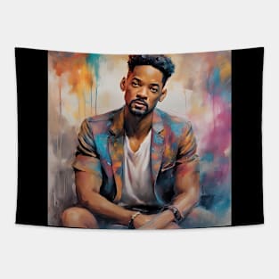 scene with Will Smith Tapestry