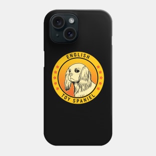 English Toy Spaniel Dog Portrait Phone Case