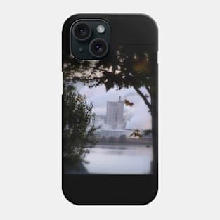 foggy sunrise over the Columbia River 5 Phone Case