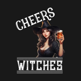 Witches Halloween Beer Mug Cheers Witches T-Shirt