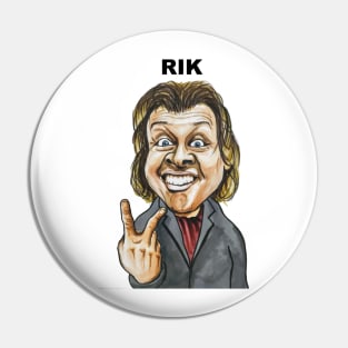 Rik Mayall Caricature/Fan art Pin