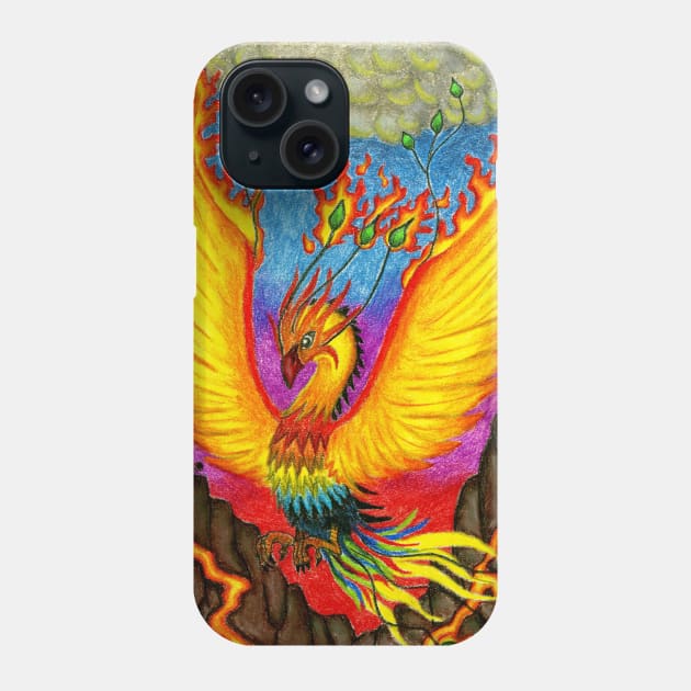 Phoenix Phone Case by MelanieJeyakkumar