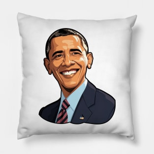 Barack Obama Art Pillow