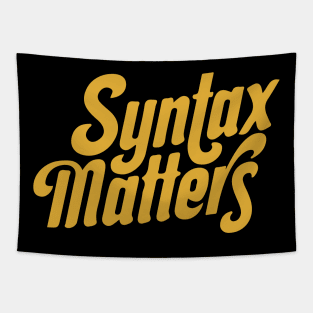 Syntax Matters Tapestry