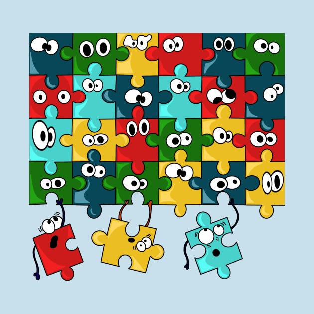 Puzzle trouble by Tatismallart