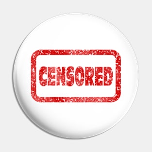 censored word in red text Pin