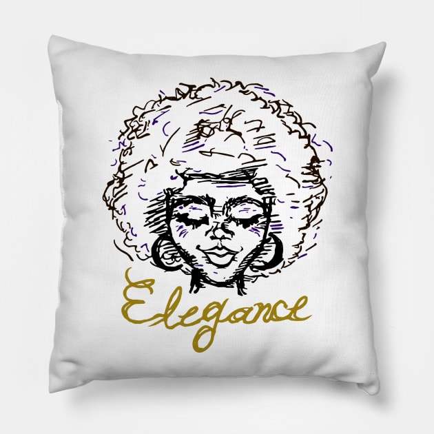 Elegance Pillow by KateVegaVisuarts