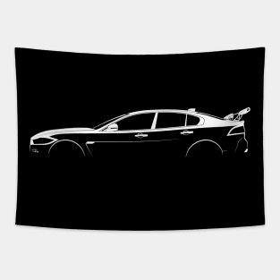 Jaguar XE Project 8 Silhouette Tapestry