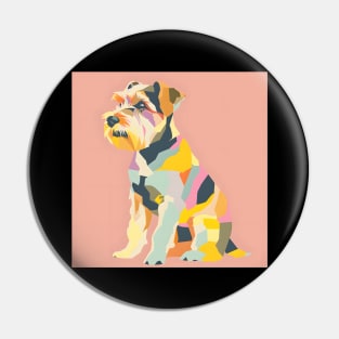 Lakeland Terrier in 70's Pin