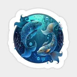 Pisces The Fish Zodiac Star Sign Magnet