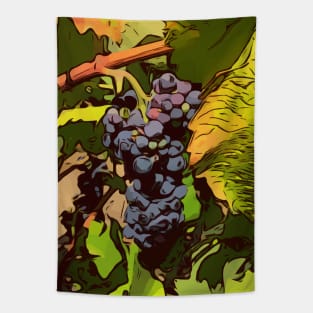 grapes on the vine Tapestry